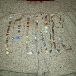 pink Victoria's secret joggers